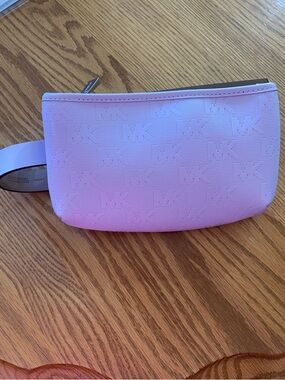 Michael Kors Lavender Perforated MK Logo Belt Bag